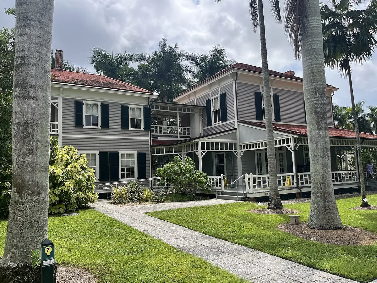 Seminole Lodge, Thomas Edison's winter home at the Edison and Ford Winter Estates on McGregor Boulevard.