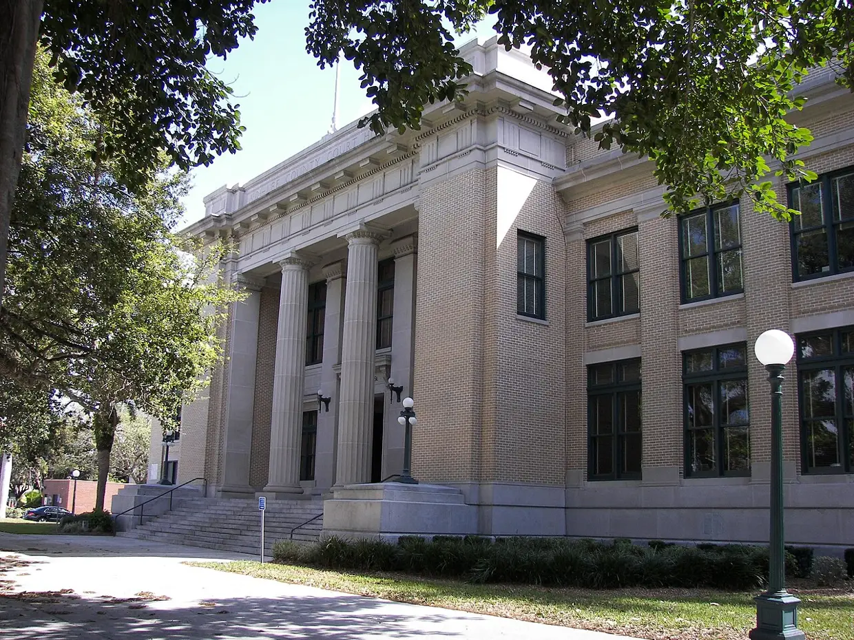 The Old Lee County Courthouse on Main Street in downtown Fort Myers.