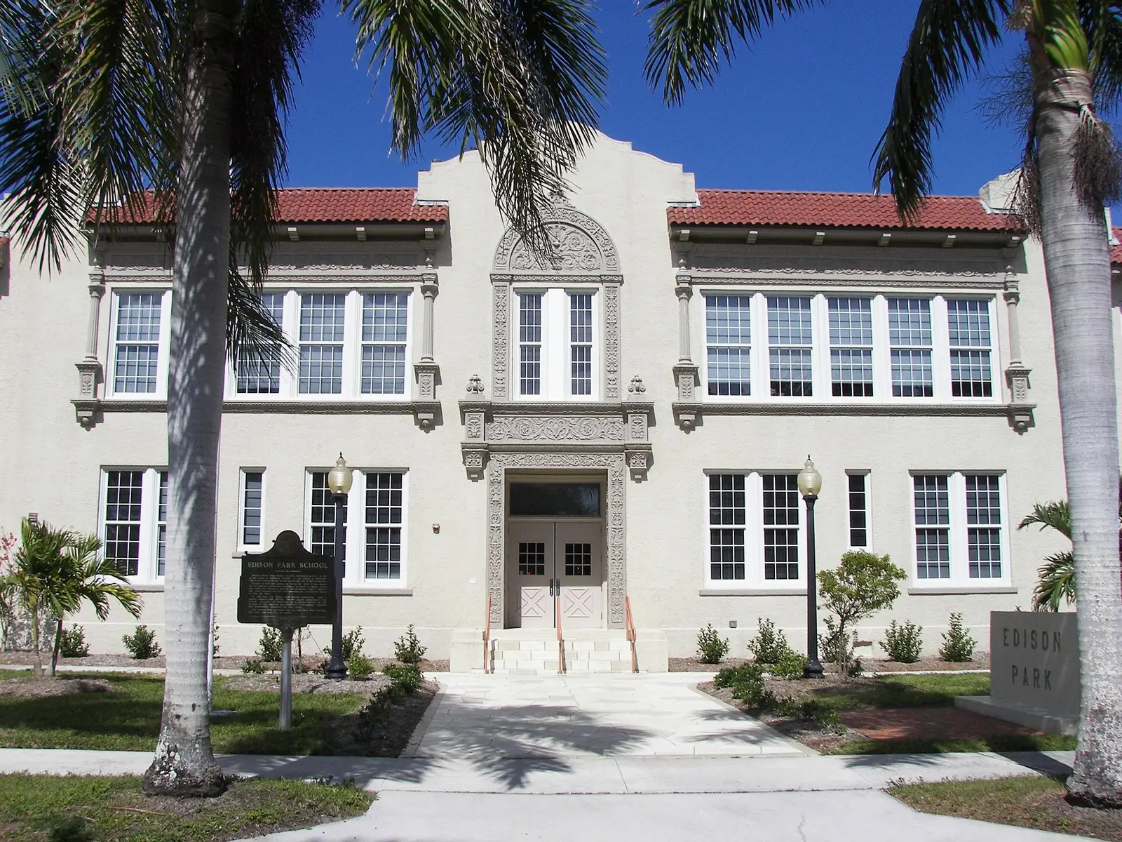 Edison Park Elementary School, a Fort Myers school listed on the National Register of Historic Places.